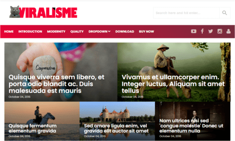Viralisme Blogger Template Mobile Responsive ads Ready Free download